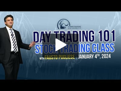 Day Trading 101 Stock Trading Class with Fausto Pugliese | January 4th, 2024